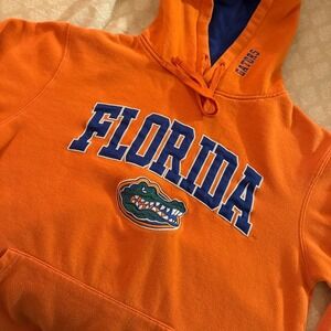 Colosseum Florida Gators Hoodie Mens Medium Orange Pullover Sweatshirt NCAA